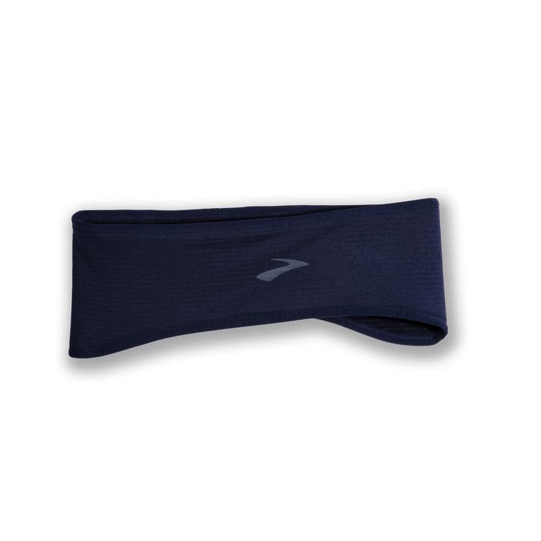 Brooks Notch Thermal Running Headband - Women's - Navy (47853-ELRP)